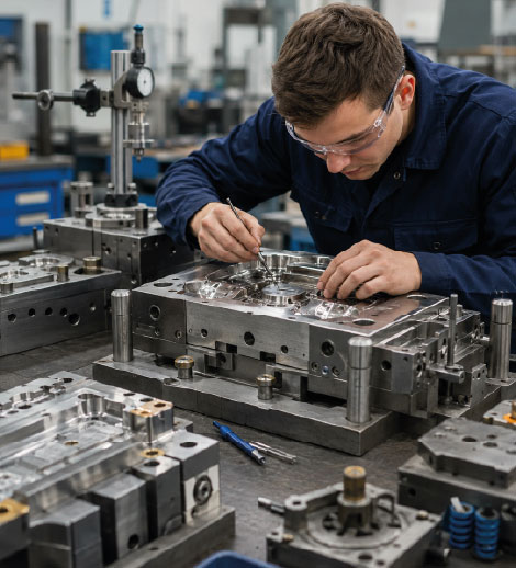 Reparación y mantenimiento de moldes